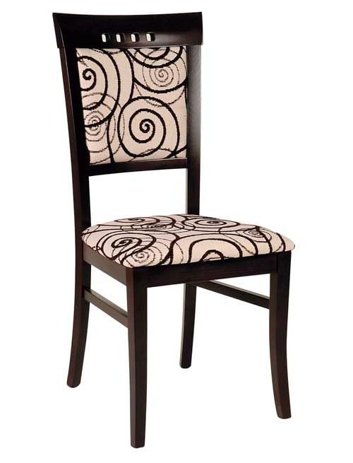 Sedia moderna in legno di faggio colore weng�