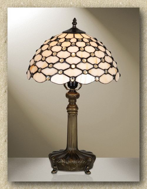 Lampada TIFFANY in mosaico di VETRO DaVinci Collection