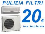 Pulizia Filtri condizionatori a Milano e Provincia 20 Euro a split